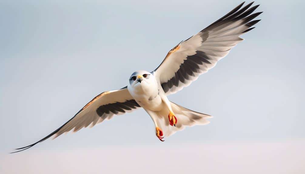 small raptor with distinctive markings