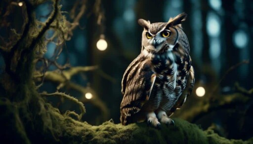 silent nocturnal birds