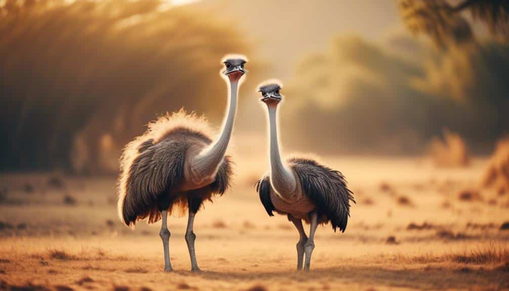 fast running flightless birds