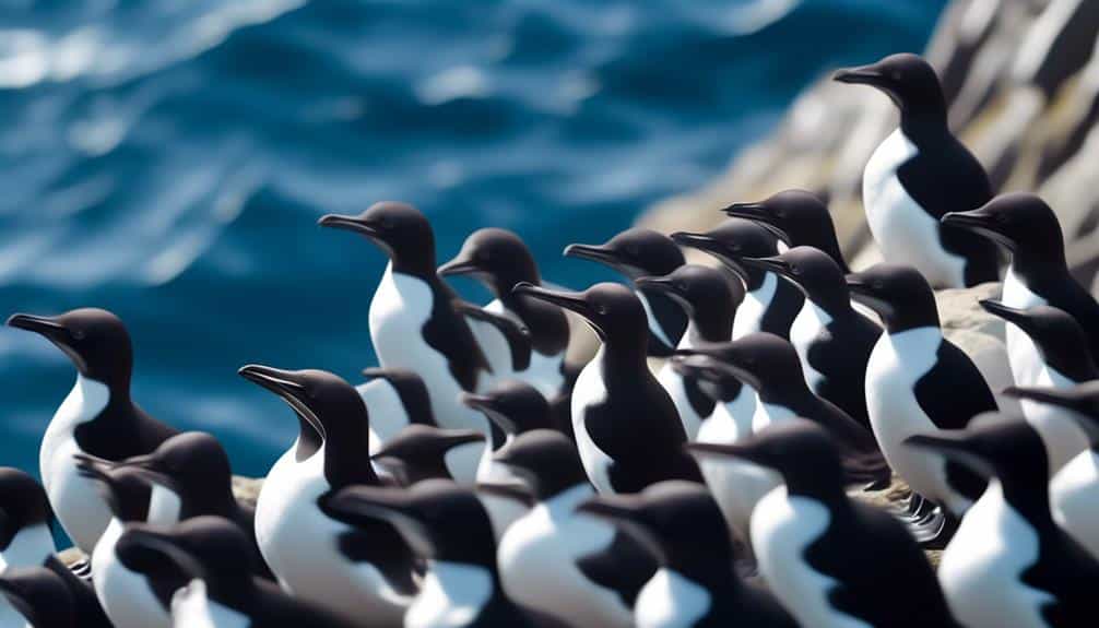 arctic seabirds with colorful beaks
