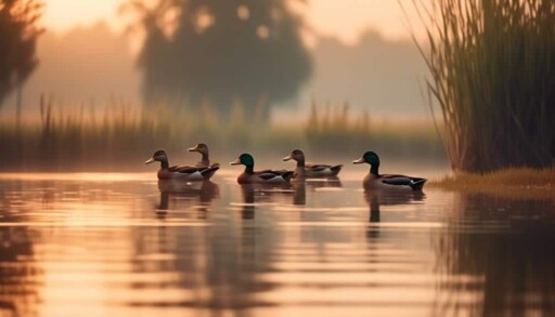 mallard ducks in the park