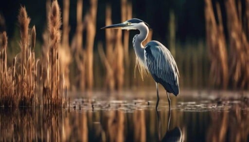 elegant wading birds