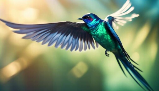 vibrant bird in brazil