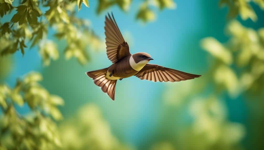 small bird with brown throat