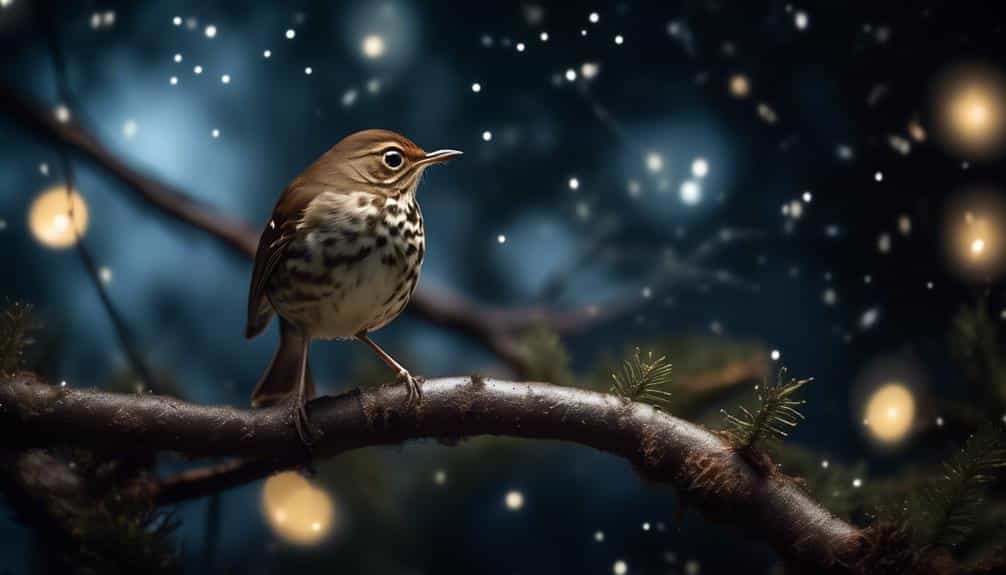 nocturnal singing thrushes