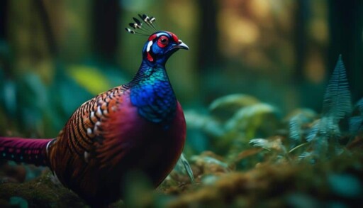 rare and beautiful bird