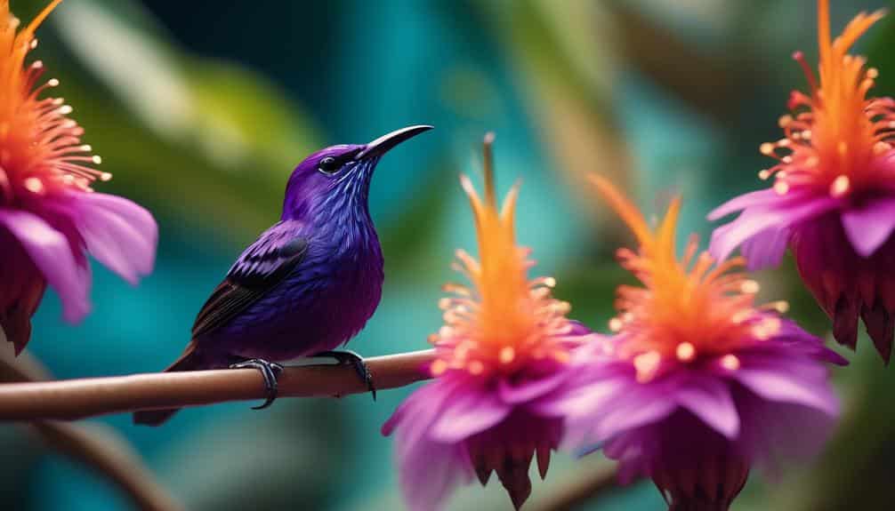 colorful bird with unique beak