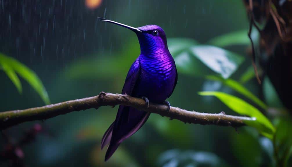 colorful hummingbird species