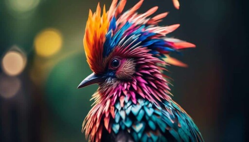 small bird with distinctive crest