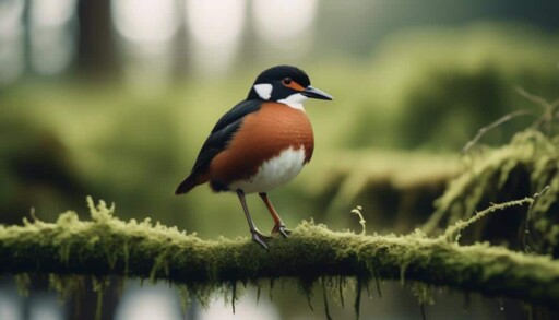small bird with black cap