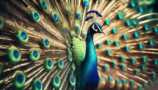 vibrant feathers majestic displays