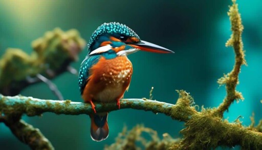 beautiful birds with vibrant colors