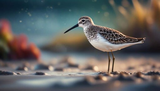 elegant shorebird with slender bill