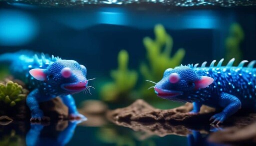 selective breeding enhances blue coloration