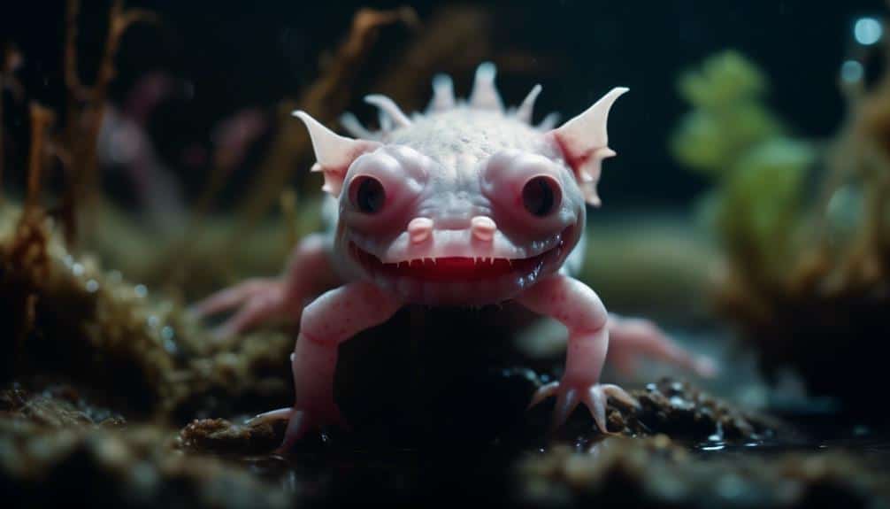eerie axolotl transformation described