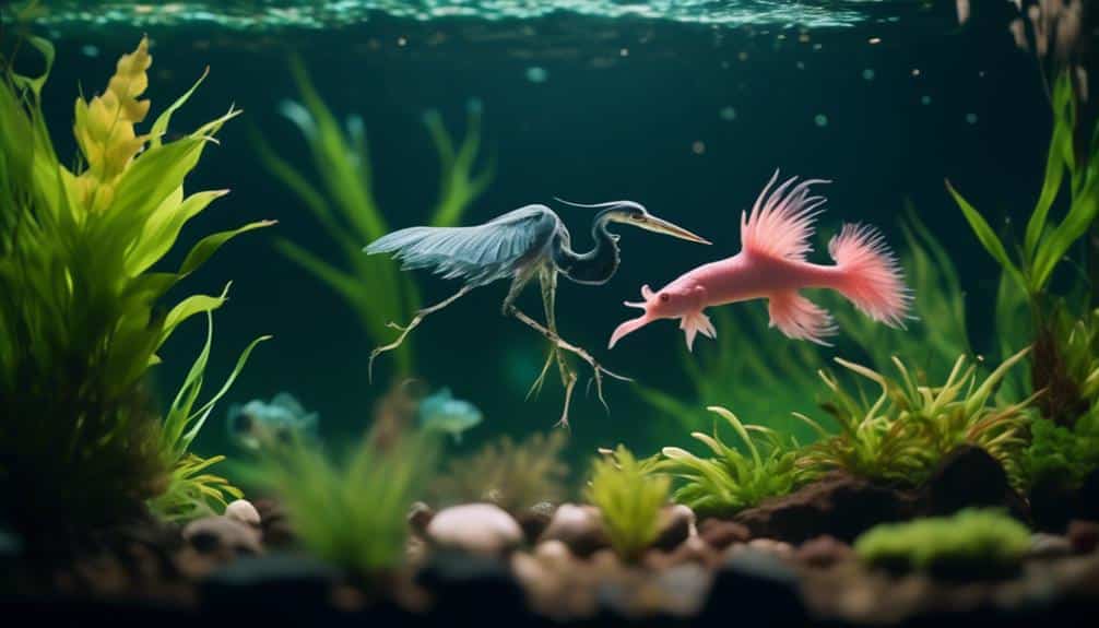 axolotl prey and predators