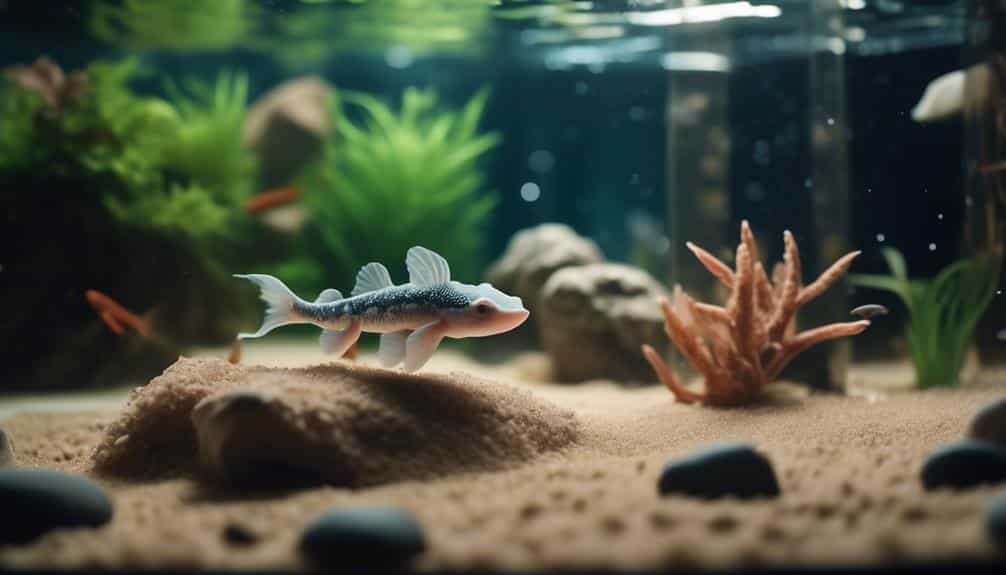 axolotl substrate health and safety