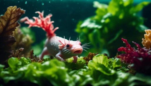 feeding axolotls plant based diet