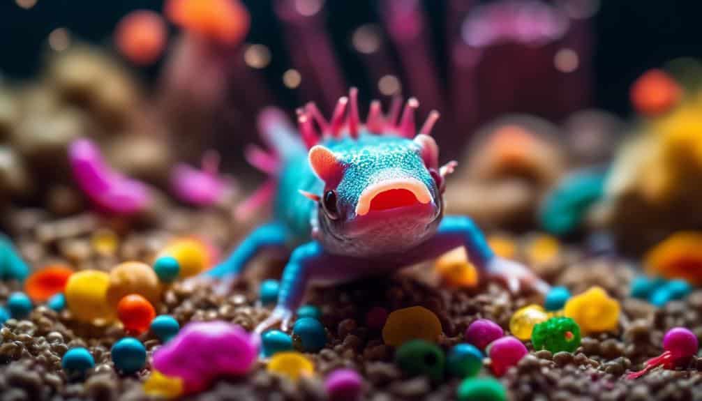 specialized food for axolotls