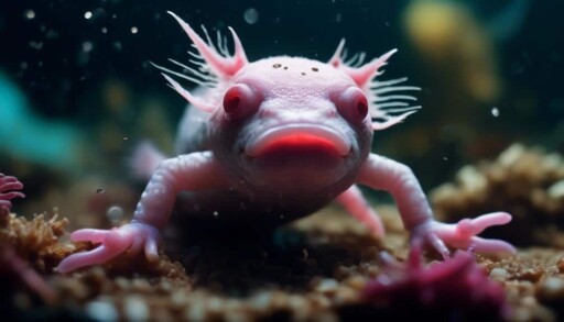 curled axolotl gills explained