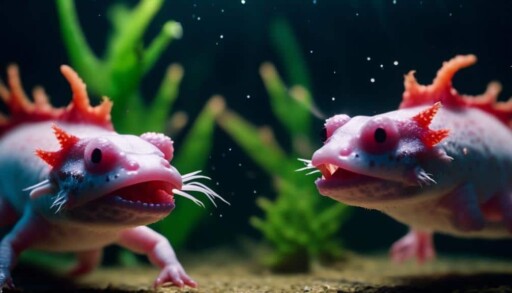 axolotls and stress behavior