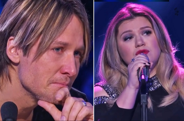 Keith Urban Wipes Away Tears Watching Kelly Clarkson’s Emotional Idol Performance.NH