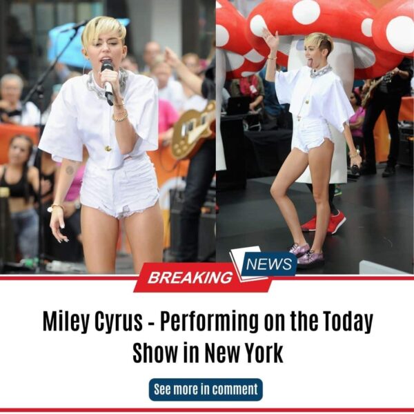 M͏i͏l͏e͏y͏ C͏y͏r͏u͏s͏ – P͏e͏r͏fo͏r͏m͏i͏n͏g͏ o͏n͏ t͏h͏e͏ T͏o͏d͏a͏y͏ S͏h͏o͏w i͏n͏ N͏e͏w Y͏o͏r͏k͏