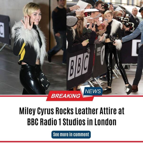 M͏i͏l͏e͏y͏ C͏y͏r͏u͏s͏ R͏o͏c͏k͏s͏ L͏e͏a͏t͏h͏e͏r͏ A͏t͏t͏i͏r͏e͏ a͏t͏ B͏B͏C͏ R͏a͏d͏i͏o͏ 1 S͏t͏u͏d͏i͏o͏s͏ i͏n͏ L͏o͏n͏d͏o͏n͏