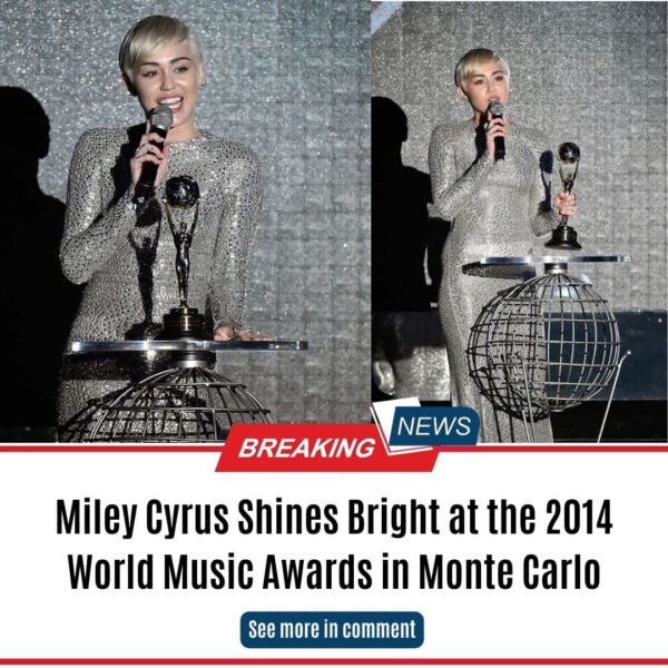 Miley Cyrus Shines Bright at the 2014 World Music Awards in Monte Carlo