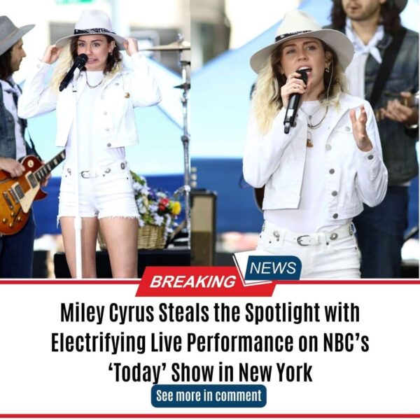 Miley Cyrus Steals the Spotlight with Electrifying Live Performance on NBC’s ‘Today’ Show in New York