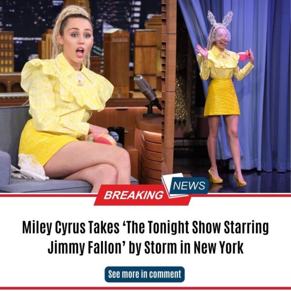 Miley Cyrus Takes ‘The Tonight Show Starring Jimmy Fallon’ by Storm in New York