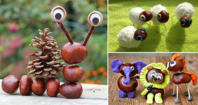 23 geniale Inspirationen für die Verwendung von Kastanien, die eure Kinder lieben werden