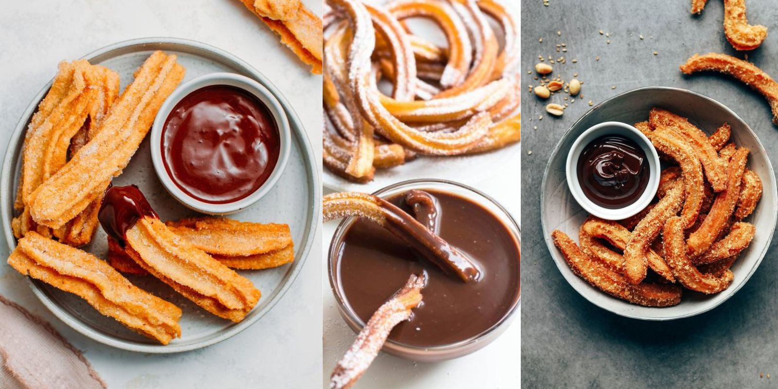 “Churros mit Schokoladensauce: Eine himmlische Verbindung aus Knusprigkeit und Schmelz”