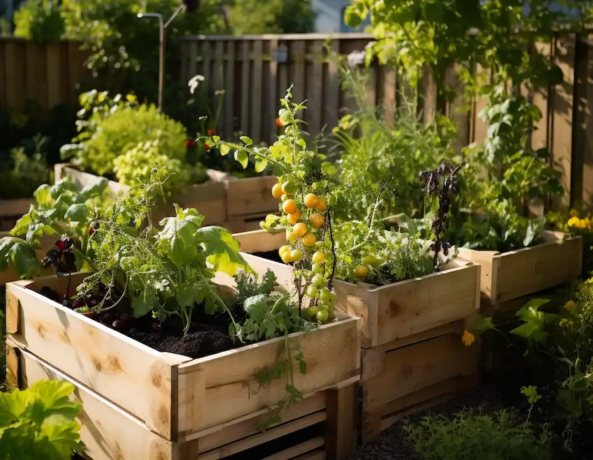 Weinkisten-Hochbeete