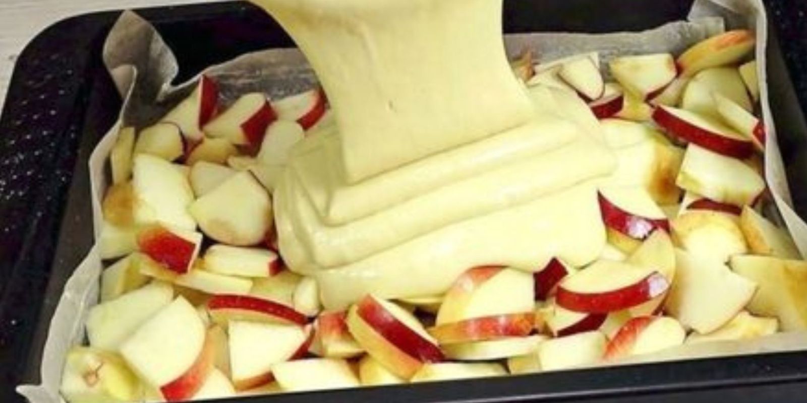 Apfelkuchen in 10 Minuten, den backe ich jeder Woche