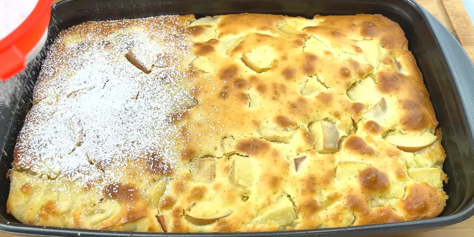 Apfelkuchen, in nur 5 Minuten zubereitet