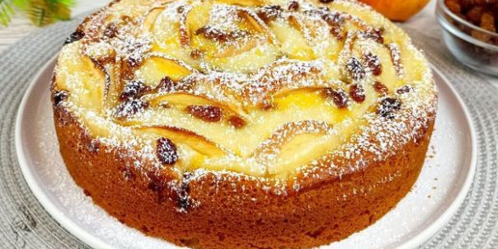 Apfelkuchen mit Vanillepudding, wow schmilzt in deinem Mund