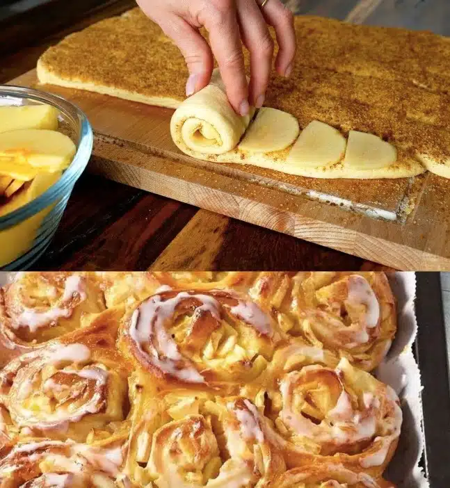 Apfelschnecken mit Zimtzucker, da bleibt garantiert nichts übrig!