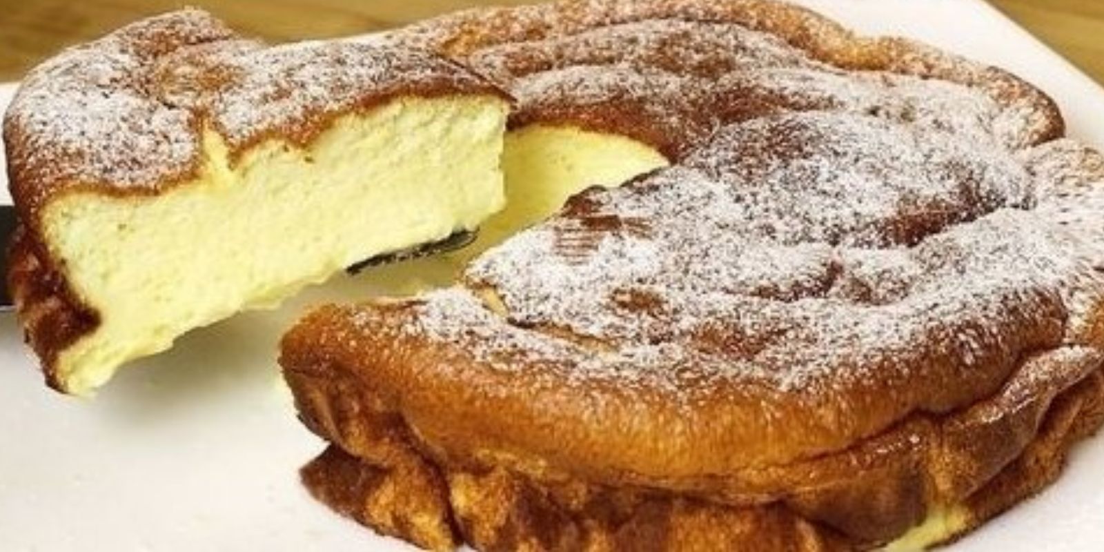 BLITZ KÄSEKUCHEN MIT VANILLEPUDDING