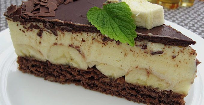Bananen – Schokolade – Torte