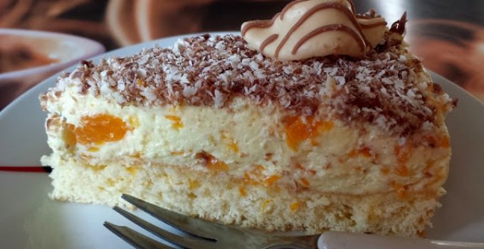 Blitztorte mit Mandarinen