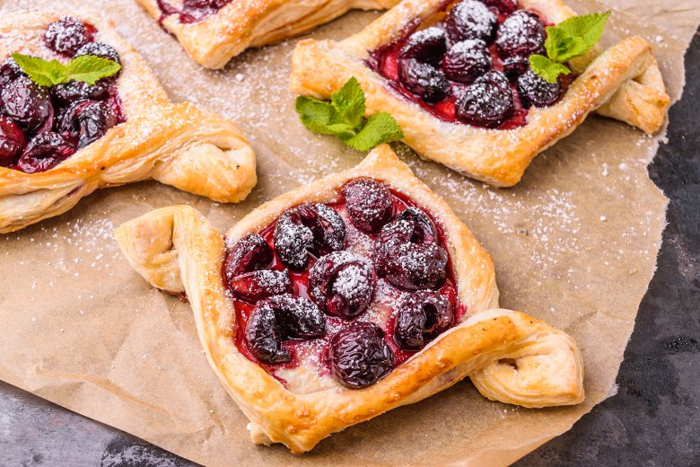 Blätterteig-Kirsch-Teilchen