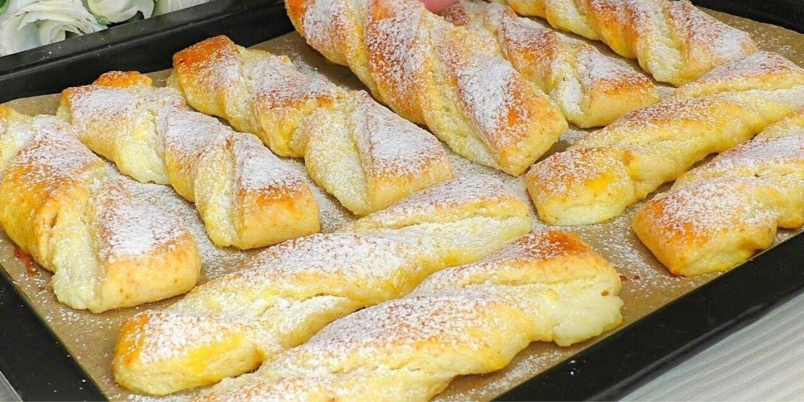 Blätterteig Stangerl mit Vanillepudding – Ein knuspriger Genuss mit zarter Füllung