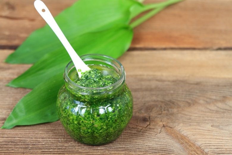 Bärlauchpesto ohne Nüsse