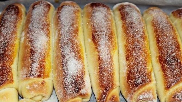 Buttermilch Rollen mit Vanillecreme, ein super Rezept