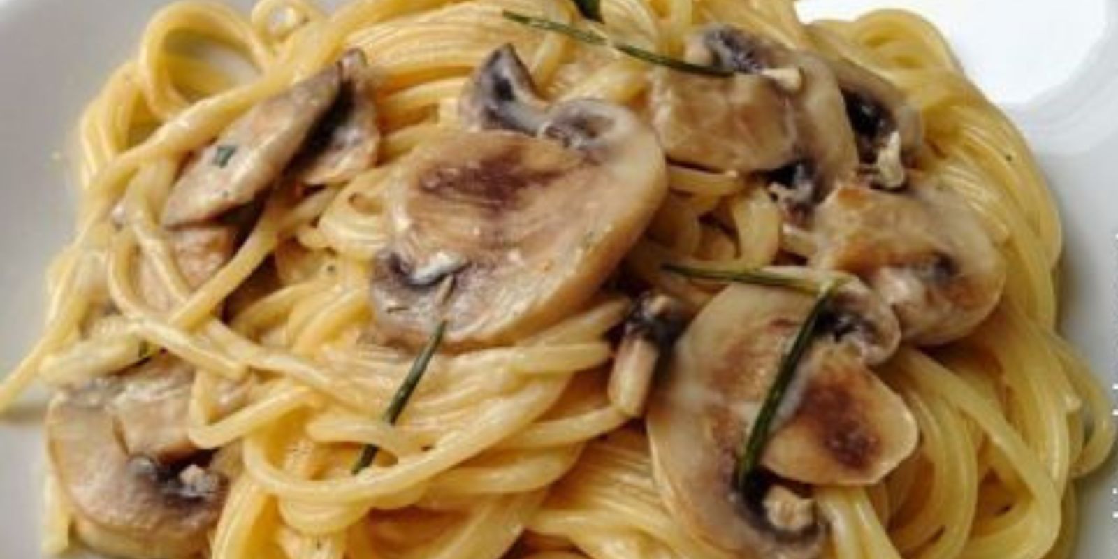 Champignons Spaghetti aus der Pfanne