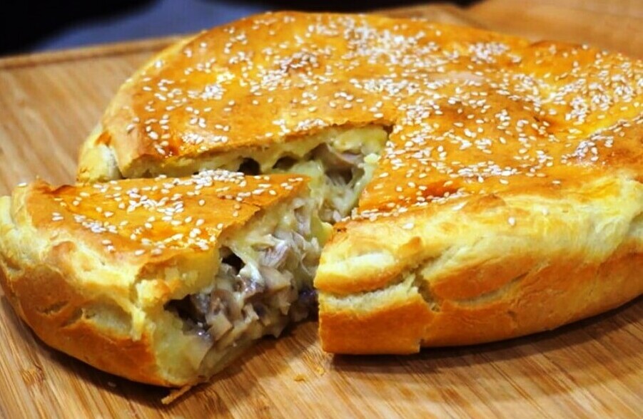 Cheesburger Kuchen, den schaffst du niemals alleine zu essen