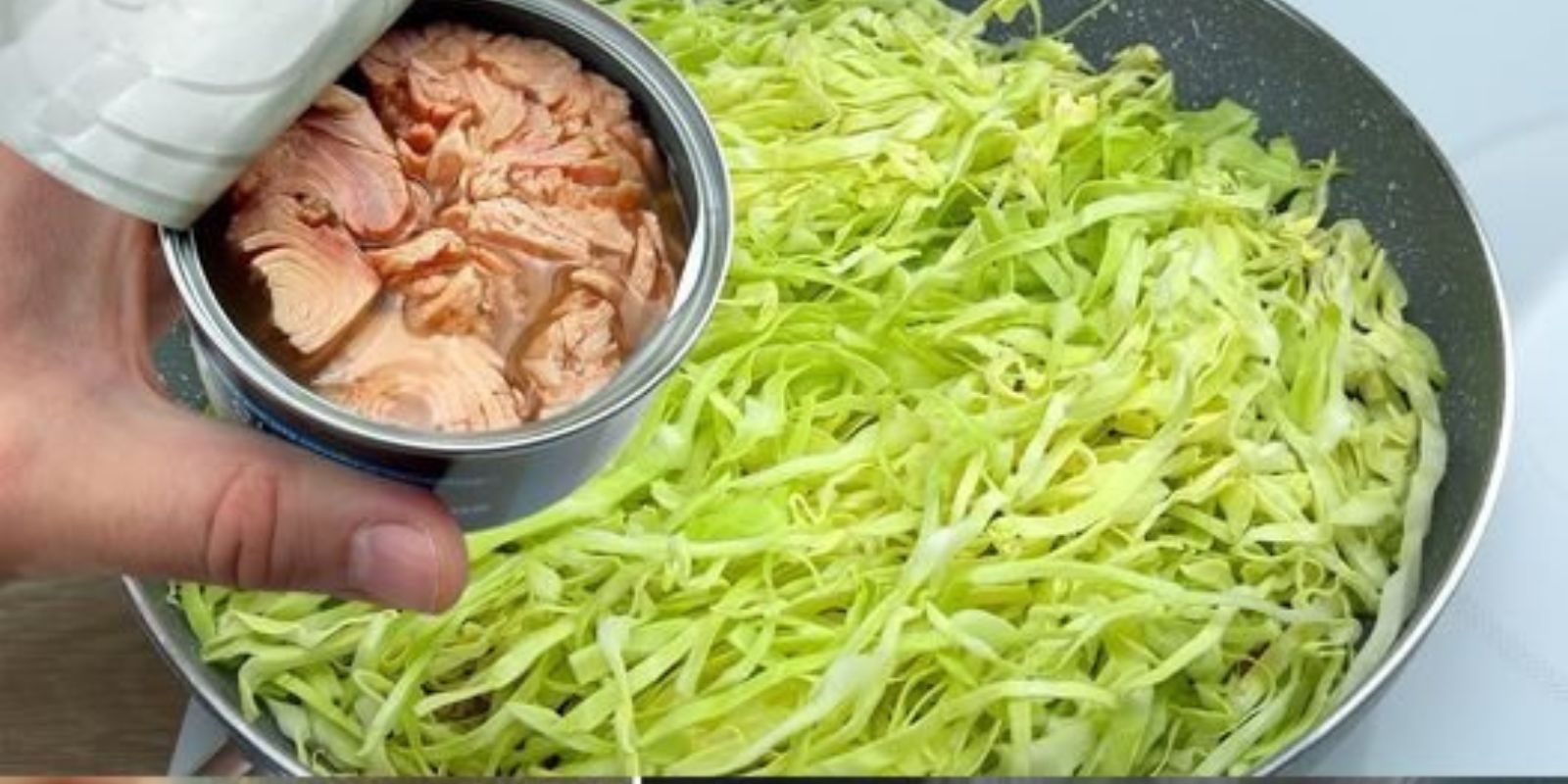 Chinakohl mit Thunfisch nur 3 Zutaten