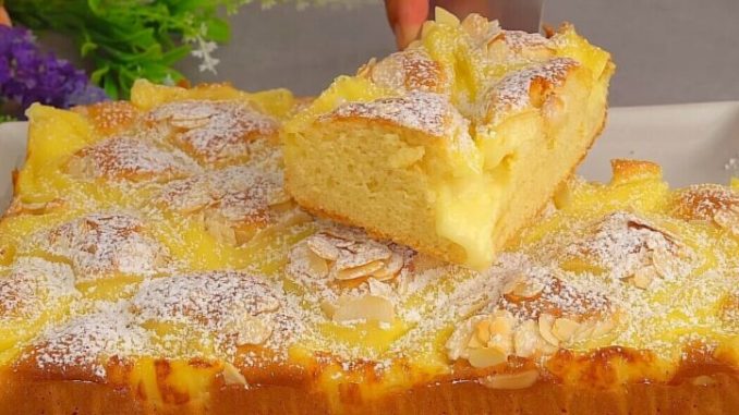 Cremiger Vanillekuchen in 10 Minuten – Blitzschnell gemacht!