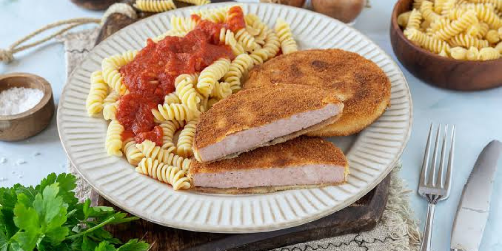 DDR Jägerschnitzel mit Feuerwehrsoße